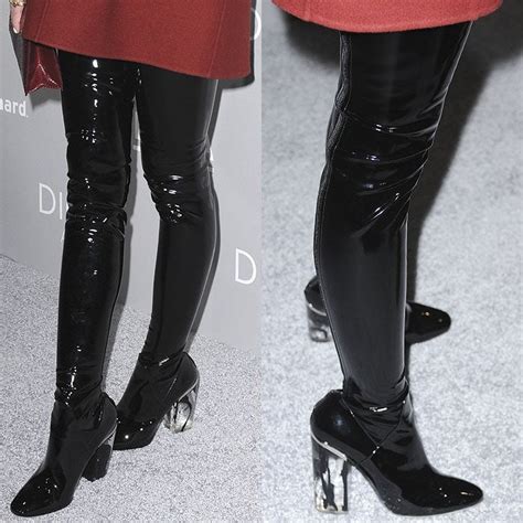 dior red latex boots|Dior leather boots for women.